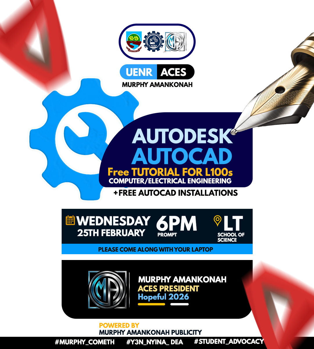 Murphy AutoCAD Tutorials Flyer